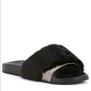 Aldo Gotta Faux Fur Slide-on Sandals